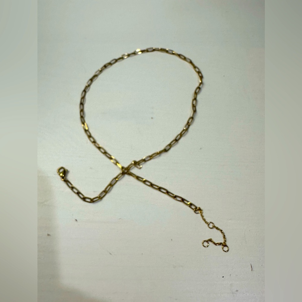 Paperclip necklace chain